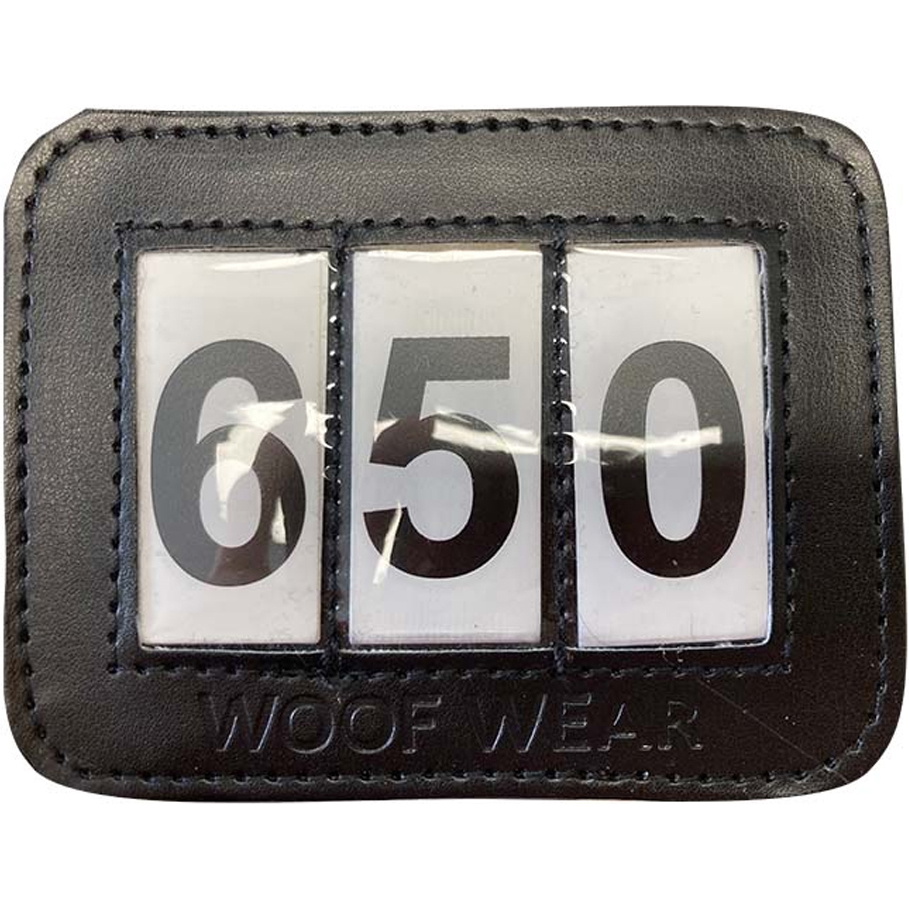 Woof Wear Bridle Number Holder WS0024 - Black